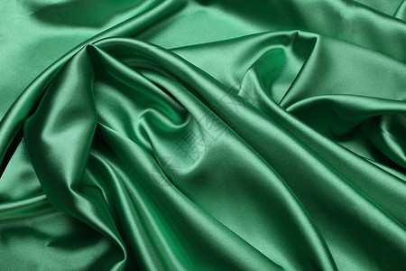 绿色丝绸纤维背景背景图片