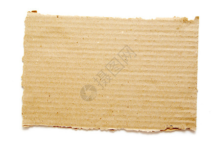 嘎吱的白色的棕折叠纸板背景