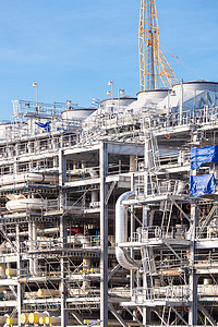 液化天然气炼油厂组装液化天然气炼油厂使用液化油气工业背景背景图片