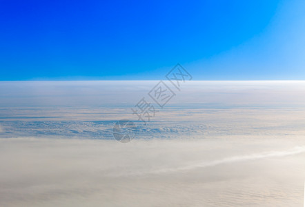 美丽的蓝天白云风景图背景图片