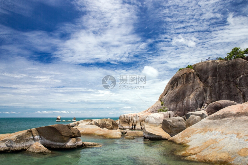 蓝海和天空图片