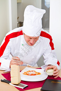 意大利面条餐背景图片