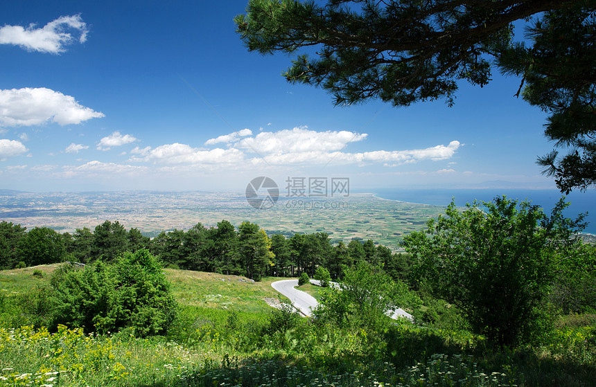 希腊山区地貌图片