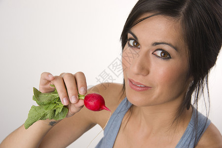 尝拉迪什幸运的可见健康饮食原始红品图片