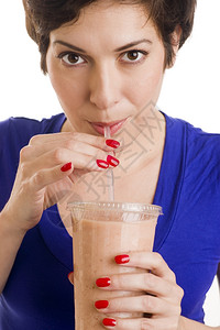 欢快的布蕾奈特女人口香糖调味食品水果滑动图片