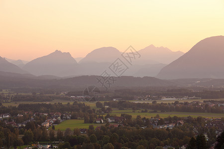 奥地利萨尔茨堡背景图片