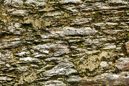 自然灰岩墙壁背景粗石表面背景图片