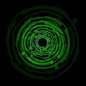 绿色环背景矢量图图片