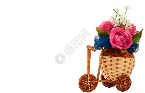 装饰自行车花瓶图片