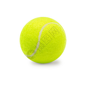 孤立在白色上的网球背景图片