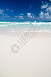 加勒比清洁海滩和热带图片