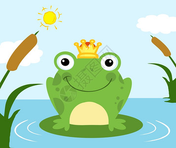 青蛙王子 背景图片