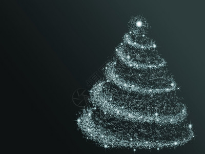 抽象背景的圣诞树图片