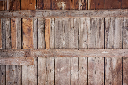 带有垂直木板的旧谷仓墙风化木本底背景图片
