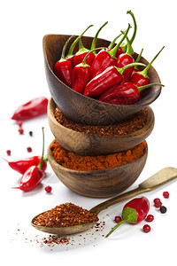红辣椒和草药及香料图片