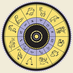 占星用星座圆圈图标高清图片