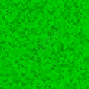 用于设计的带有抽象绿色三角形背景的多彩色插图图片