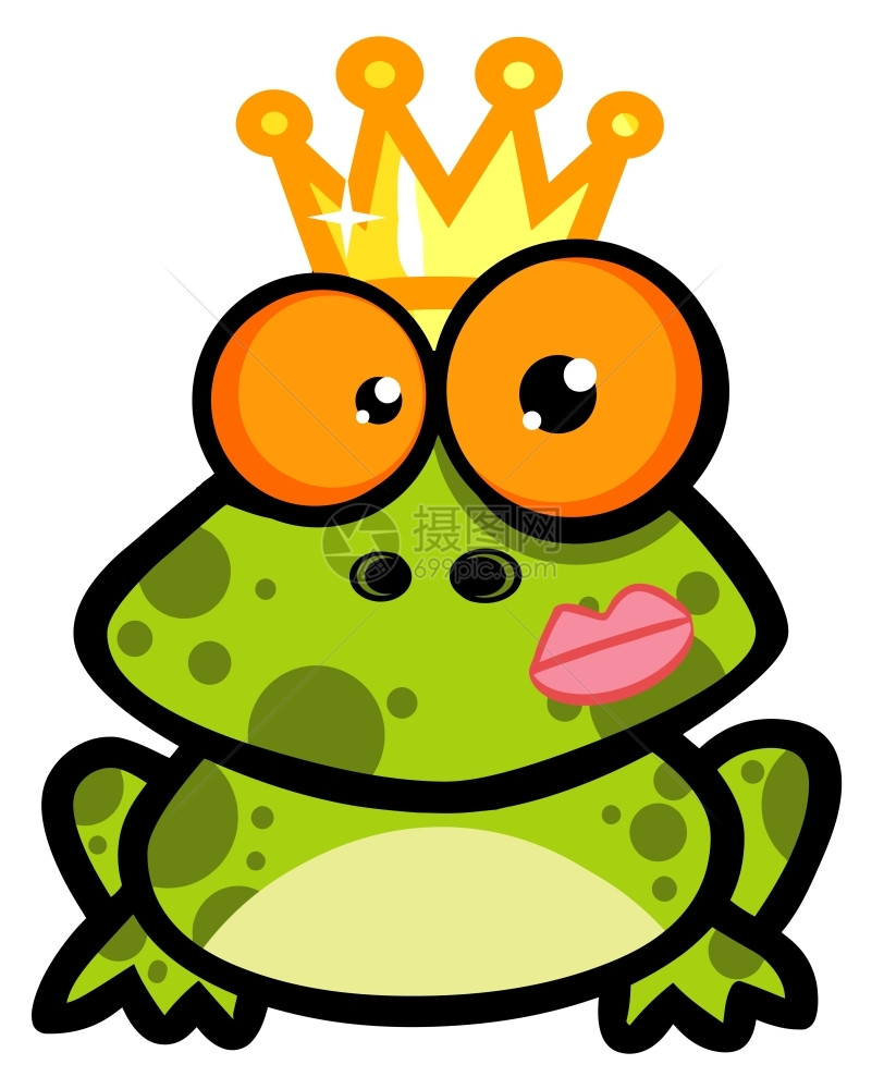 卡通青蛙王子图片