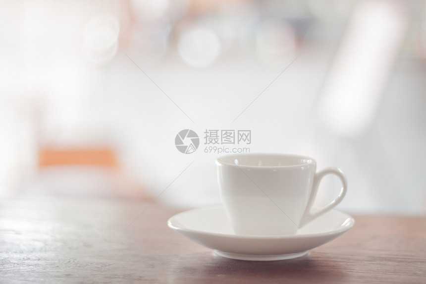 白咖啡杯股票照片图片