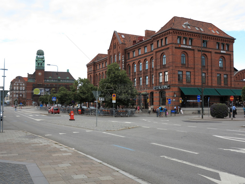 2013年8月7日瑞典马尔默市火车站塔城图片