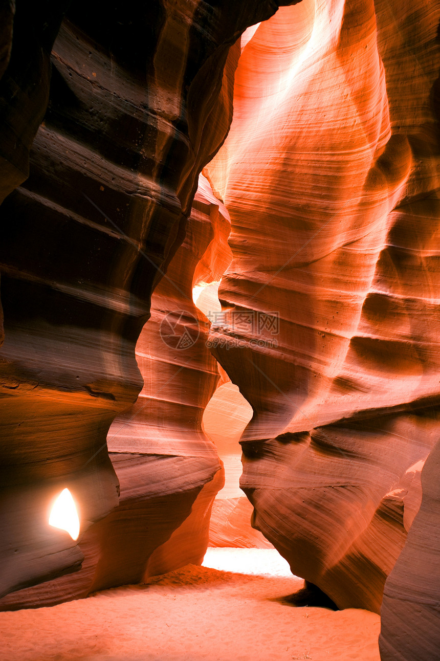 美洲原住民土地上的沙石峡谷图片