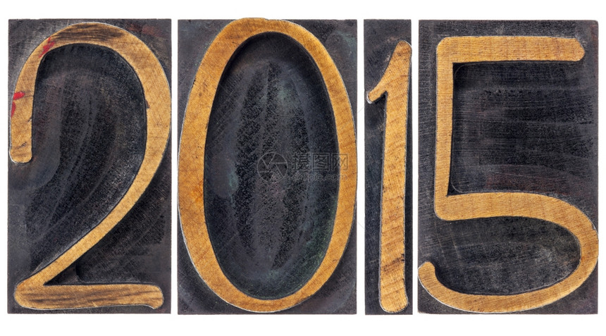 2015年新概念旧式纸质印刷木材类型的单独文字图片