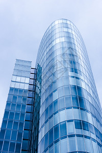 现代摩天大楼玻璃轮廓图片