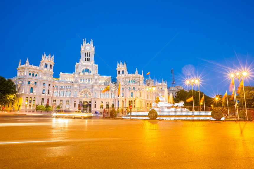 Cibeles广场CybelesSquare中央邮局西班牙马德里图片