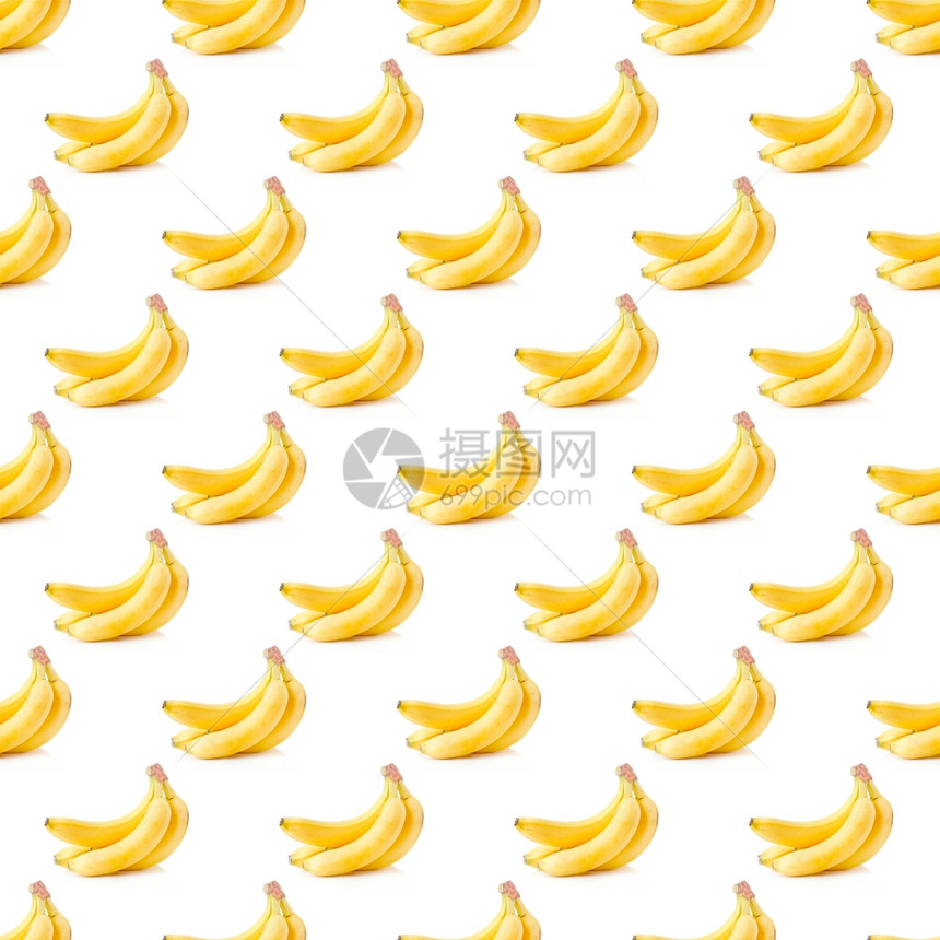 黄色香蕉无缝背景图片