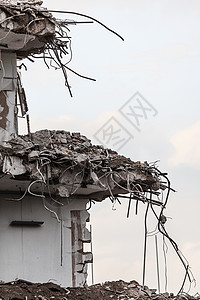 城市景象房屋的拆解建筑废墟被摧毁工业图片