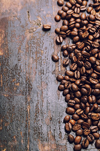 木背景的粗咖啡背景图片