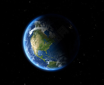 太空的地球美国背景图片