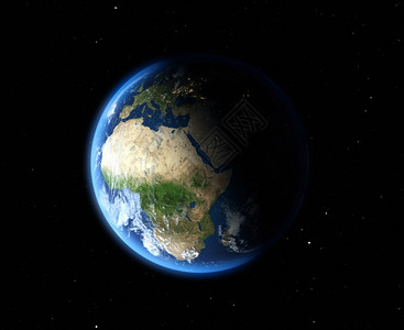 来自空间的地球非洲图片