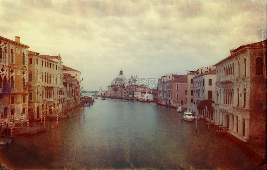 意大利威尼斯运河的回声风格形象图片