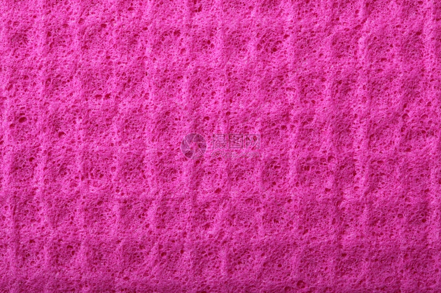 粉色厨房海绵橡胶泡沫作为背景纹理图片