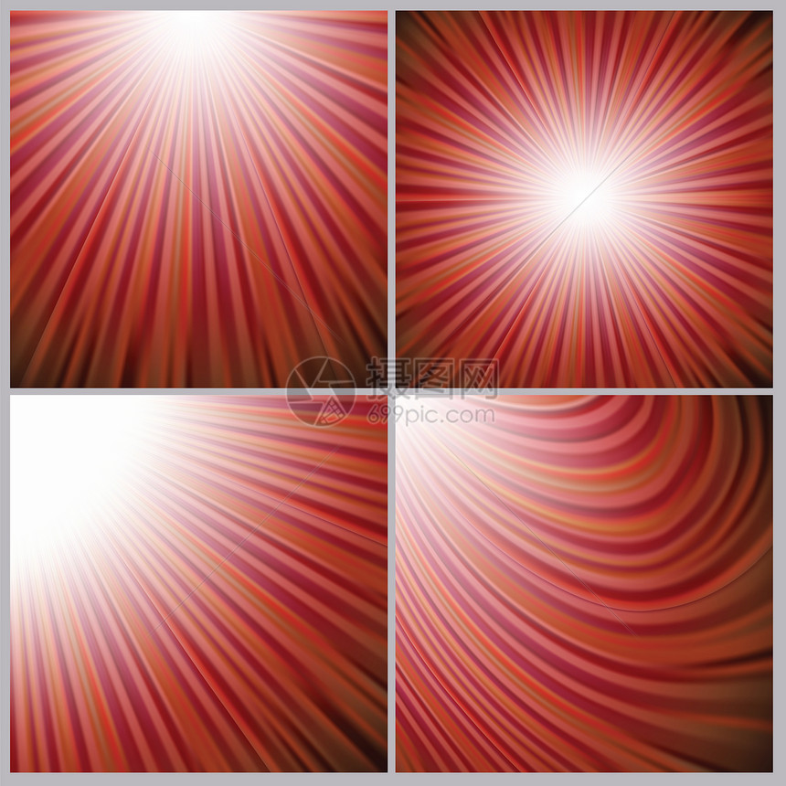 带有抽象红线背景的说明图形设计对有用边框上的太阳波光背景纹理设计图片