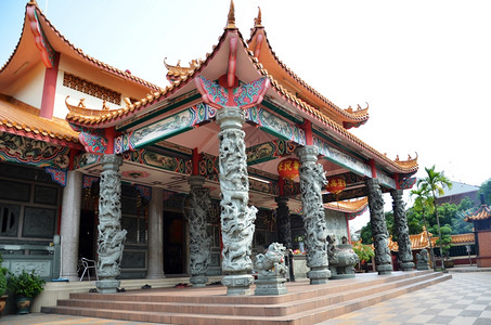 马来西亚关阳寺背景图片