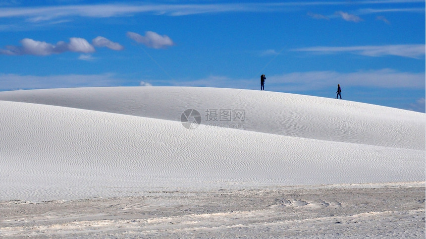 白沙漠位于新墨西哥的图拉罗萨盆地图片