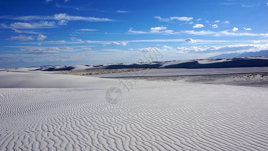 白沙漠位于新墨西哥的图拉罗萨盆地高清图片