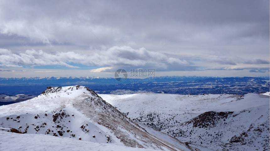 冬季科罗拉多PikesPeak公园风景图片