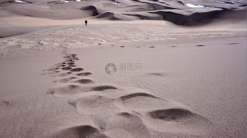 大沙丘陵公园和保护区是位于科罗拉多州圣路易斯谷的一个美公园图片