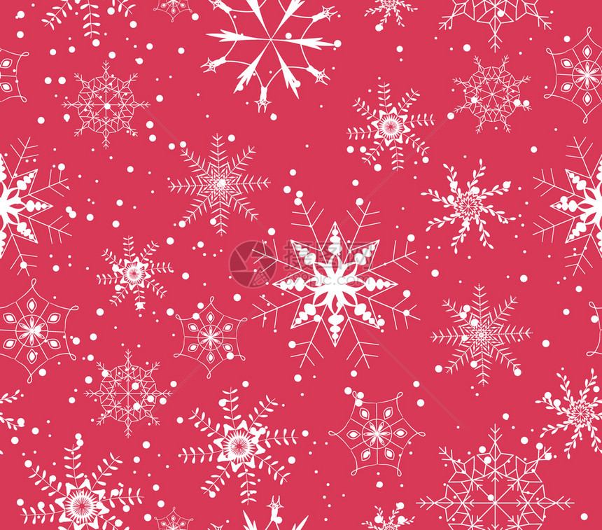 圣诞节和冬季元素背景图片