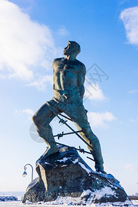 苏维埃联盟的英雄诗人穆萨扎哈利勒纪念碑俄罗斯喀山图片
