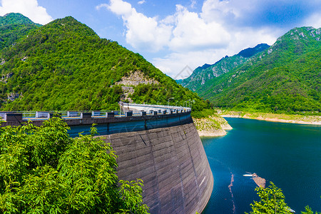 大水坝山背景图片