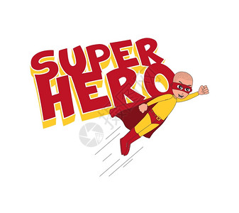 超级英雄主题矢量图形艺术设计插背景图片
