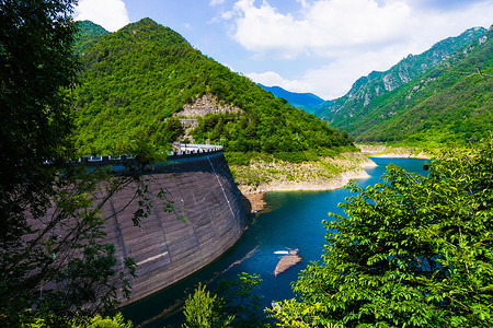 大水坝山背景图片