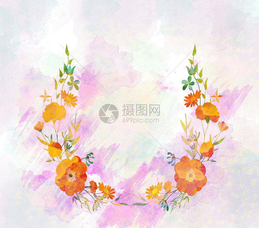 植物花本底图片