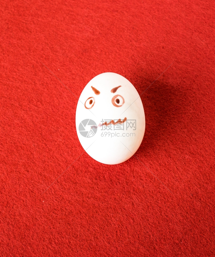 恶心情绪的鸡蛋绘画表情图片