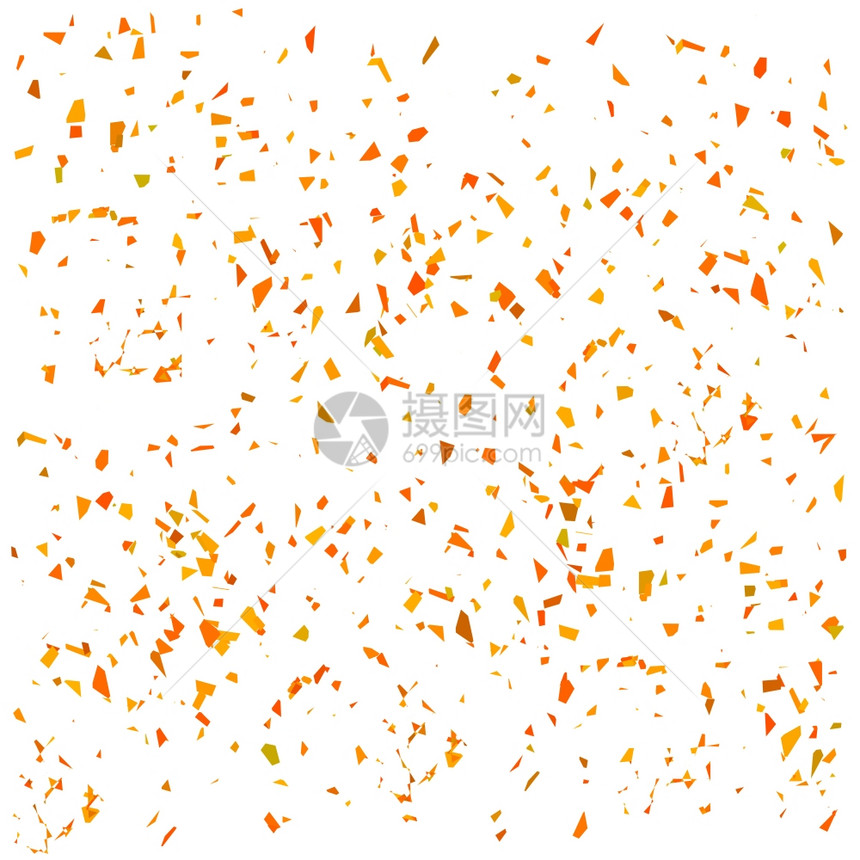 白背景上孤立的橙色面板纸张折叠橙色纸折叠图片