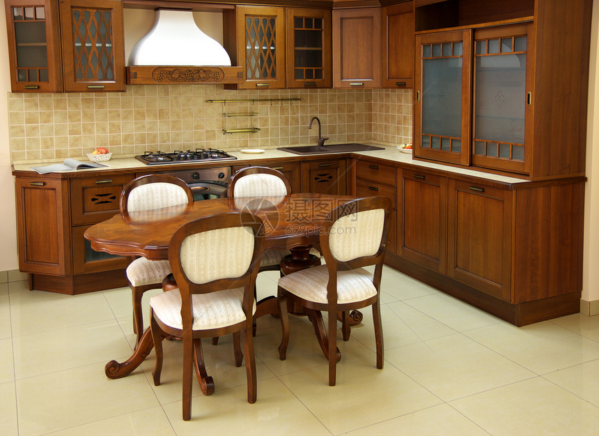 木制和棕色厨房室内设计图片